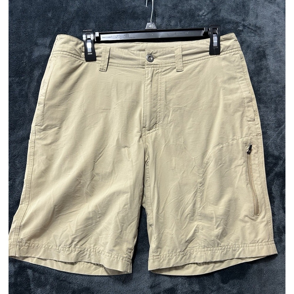 Patagonia Men's Nylon Blend Tan Size 32 Walking Hiking Shorts (B7)
